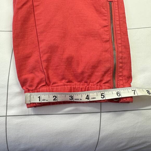 Free People Pants Womens Large Pink Red All Time Trekker Cargo Movement Hiking - Picture 13 of 13